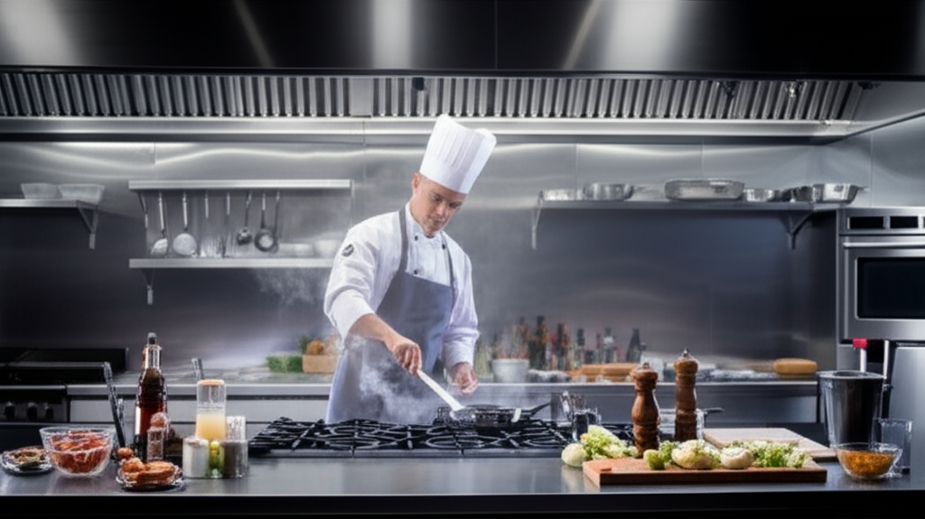 Chef cooking